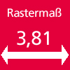 Rastermaß 3,81 mm                                 