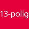 13-polig                                          